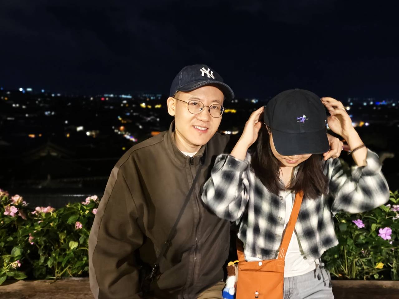 夜色与花