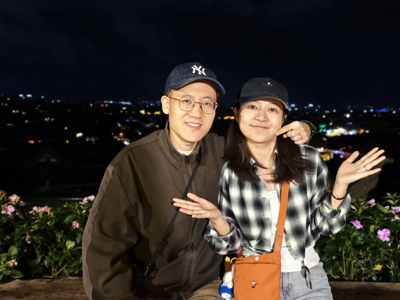 夜晚露台小坐
