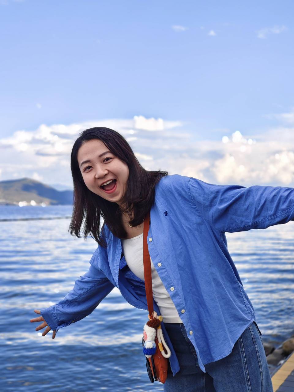 张开双臂的开心时刻